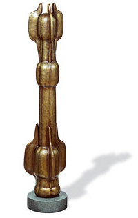 Feuerpflanze, 1966, Messing, 125 cm