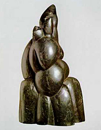 Peruanerin, 1978, Serpentin, 54 cm