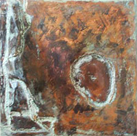 Relief Steppensee, 2005, 50x50 cm