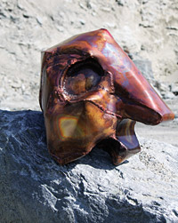 Liegender Kopf, 2009, 33x35x55 cm